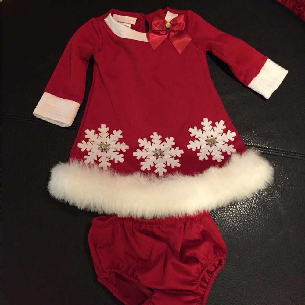 Bonnie Baby Christmas dress