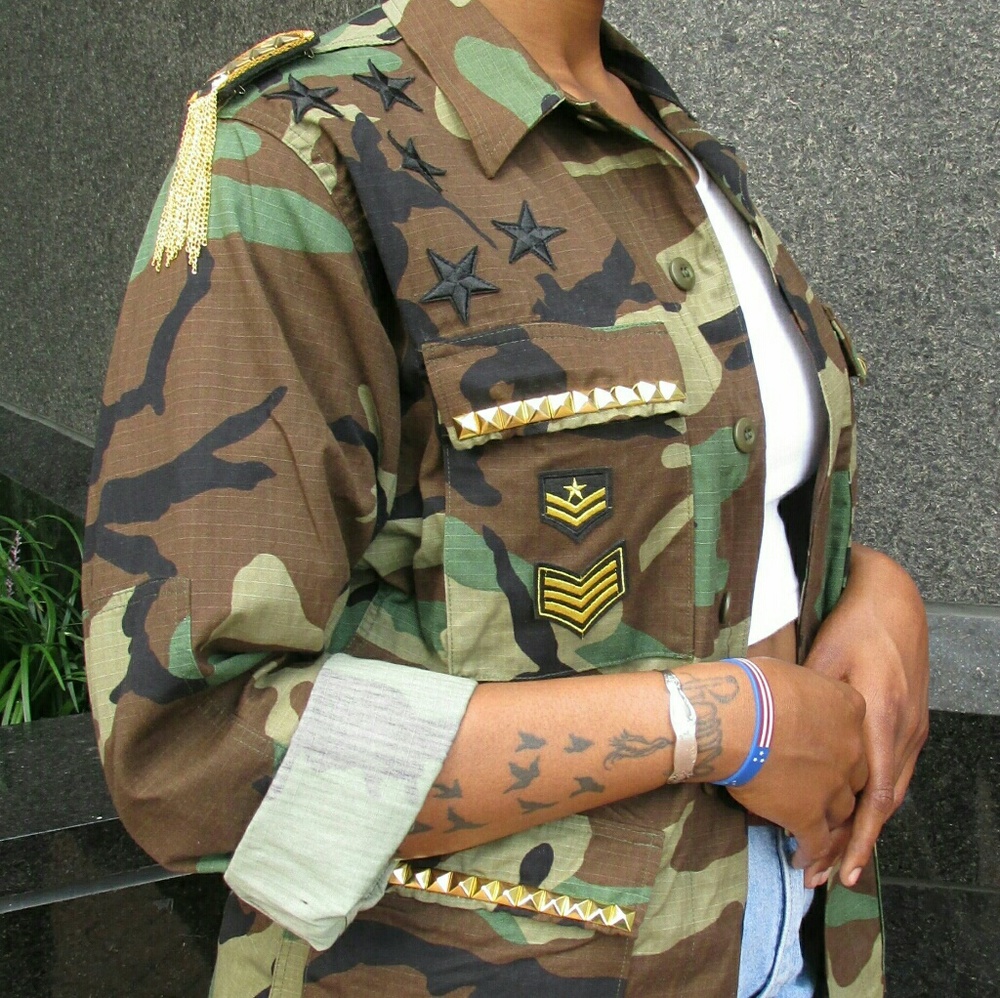 SOLD. Camouflage Jacket