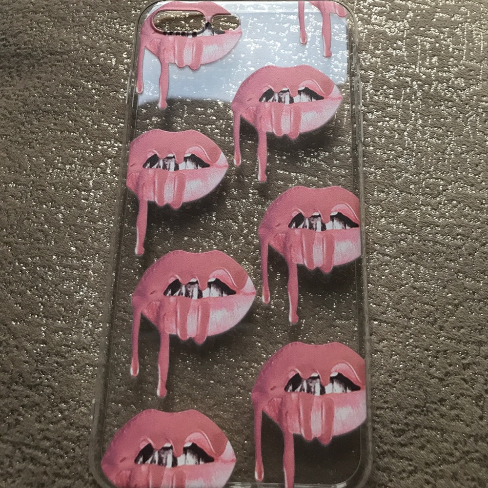 Pink Kylie lip phone case