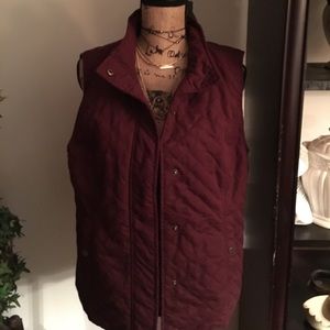 Bass Burgundy Vest