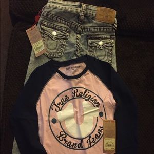 Girls Brand new True Religion Jeans and Top