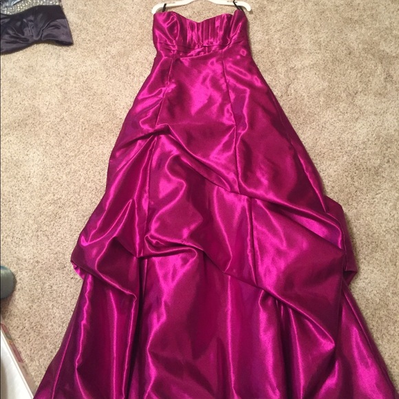 Bright purple Jessica McClintock prom dress - Picture 2 of 3