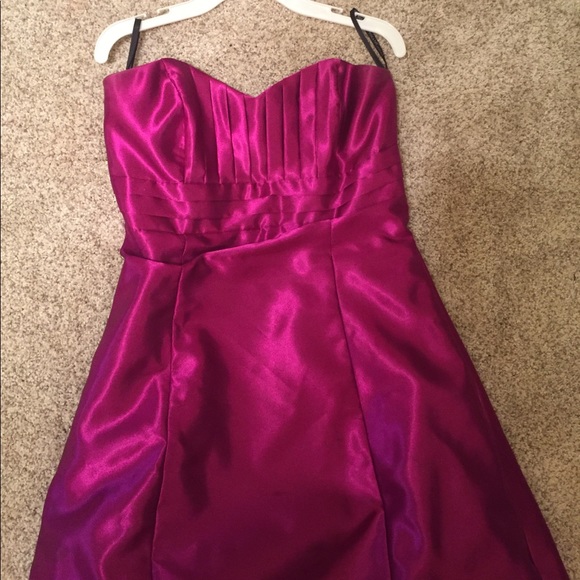 Bright purple Jessica McClintock prom dress - Picture 3 of 3