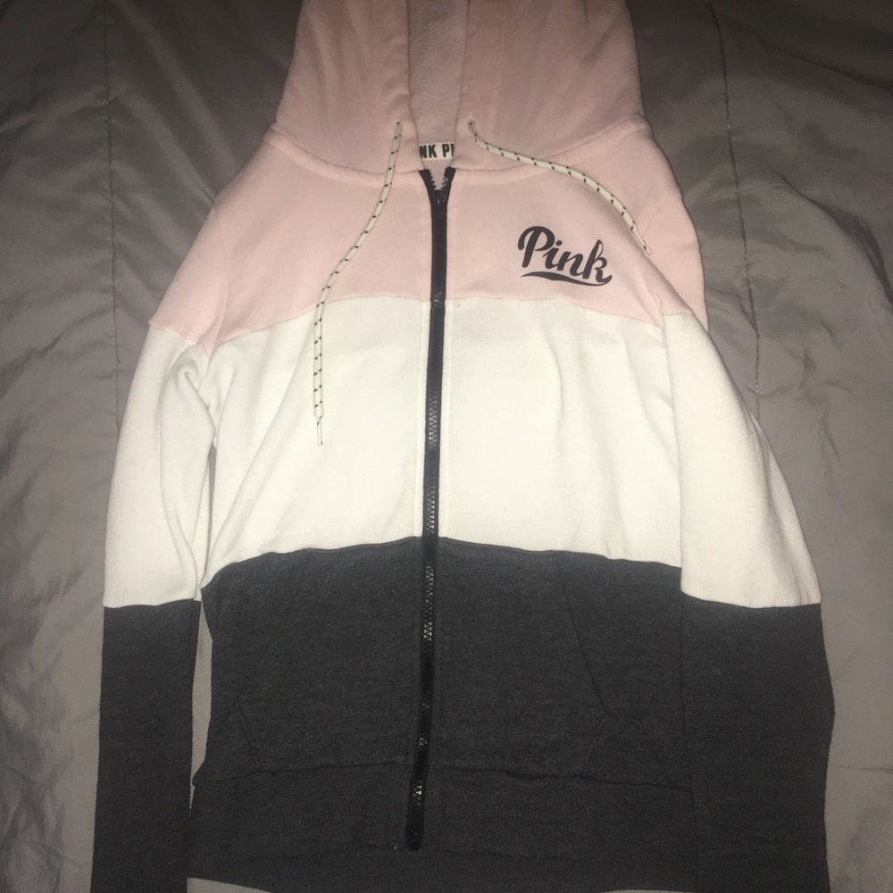 ❌TRADED❌PINK zip up jacket