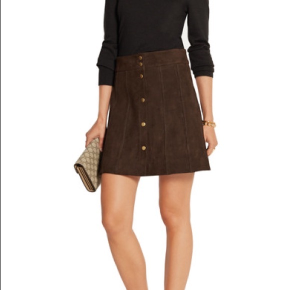 Frame suede skirt Clearance