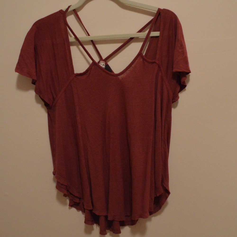 Free People Cutout T-Shirt