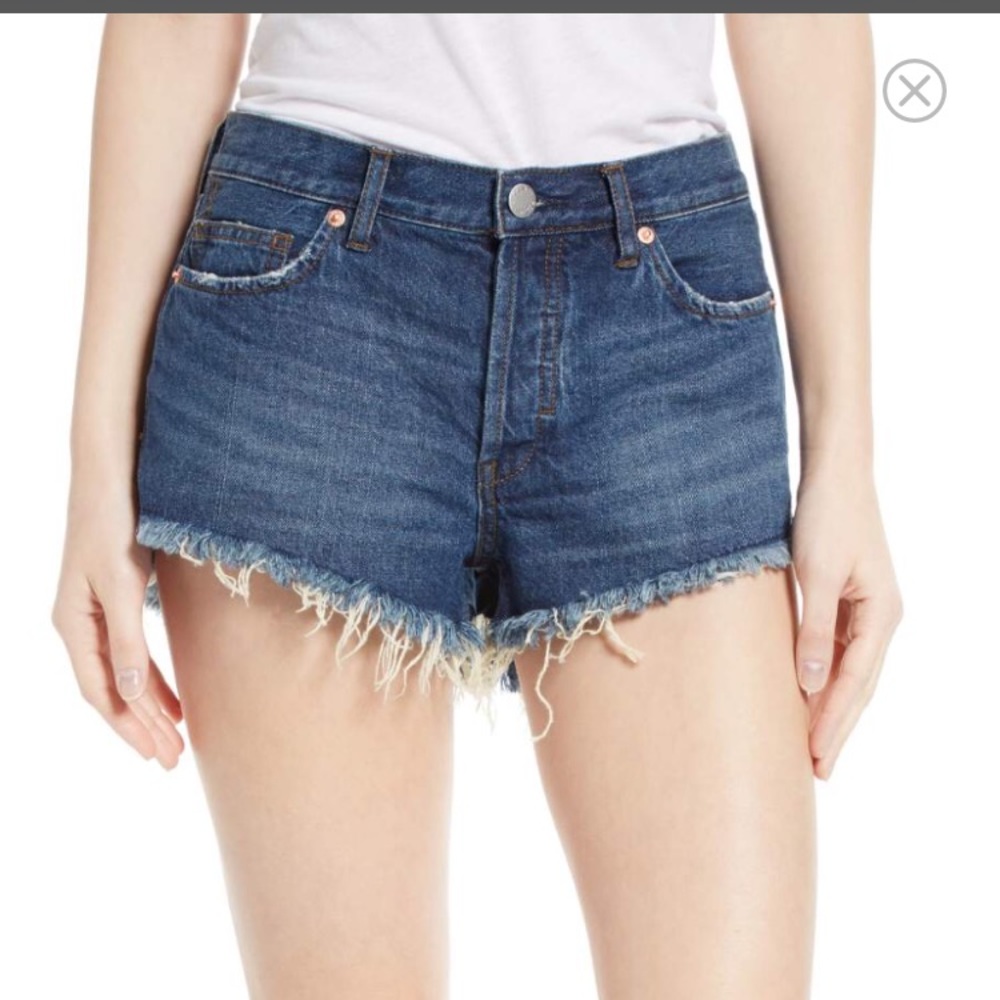 Free People denim shorts