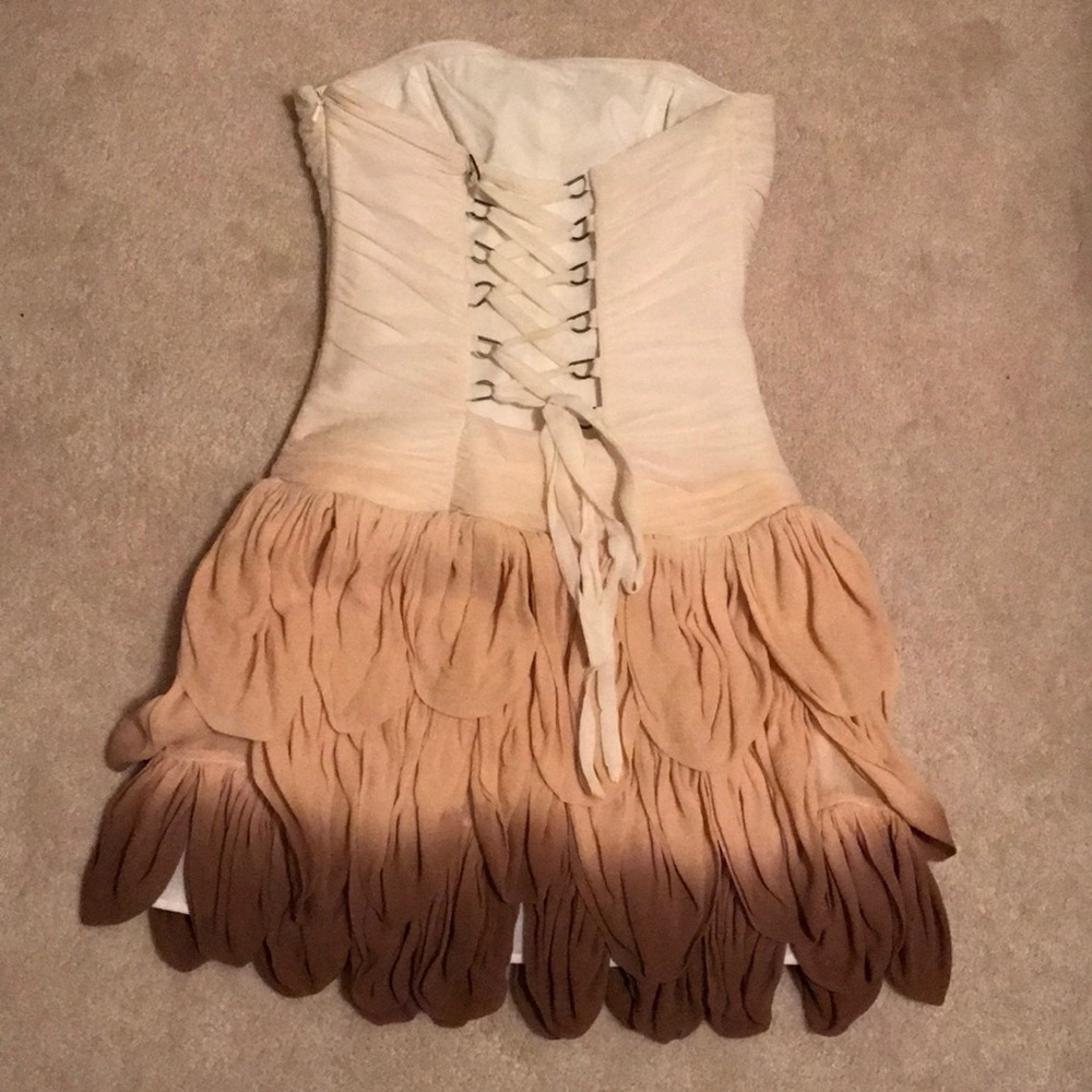 Bebe mini dress with petal ruffles - Picture 2 of 2