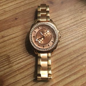 Rose Gold Coach Watch