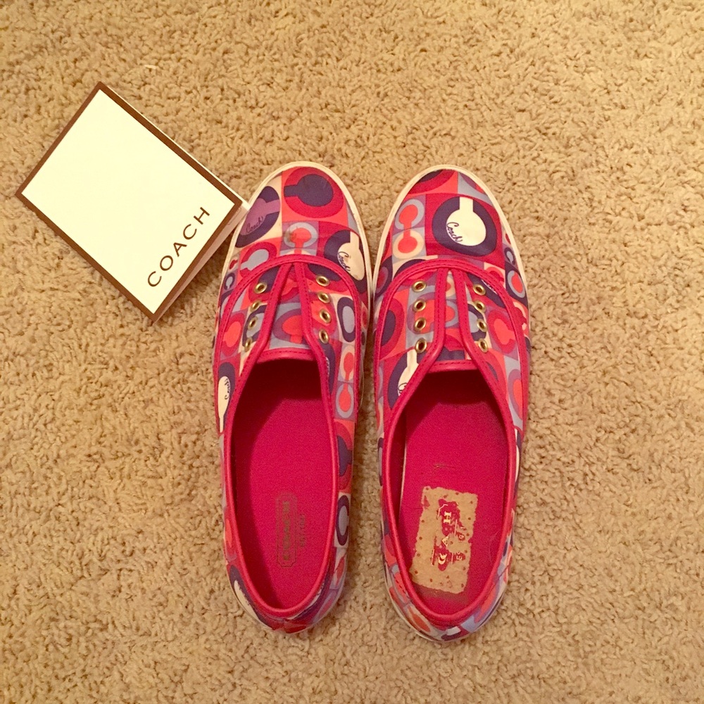 ‼️ Reduced price‼️Coach Signature Slip-on/Sneakers