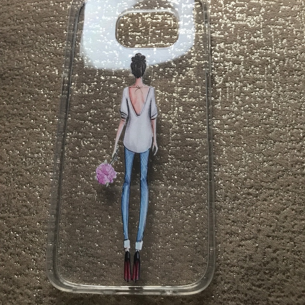 Casual girl phone case