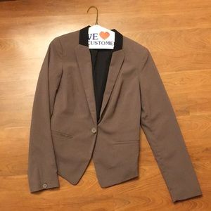 Missing taupe-black blazer - small