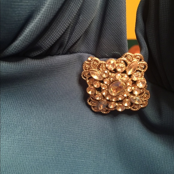 Royal blue homecoming dress, worn once - Picture 2 of 2