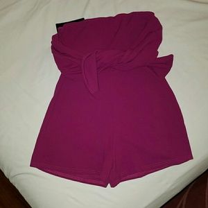 Romper halter shorts (stretchy material)