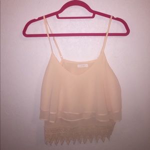 Nude/peach top