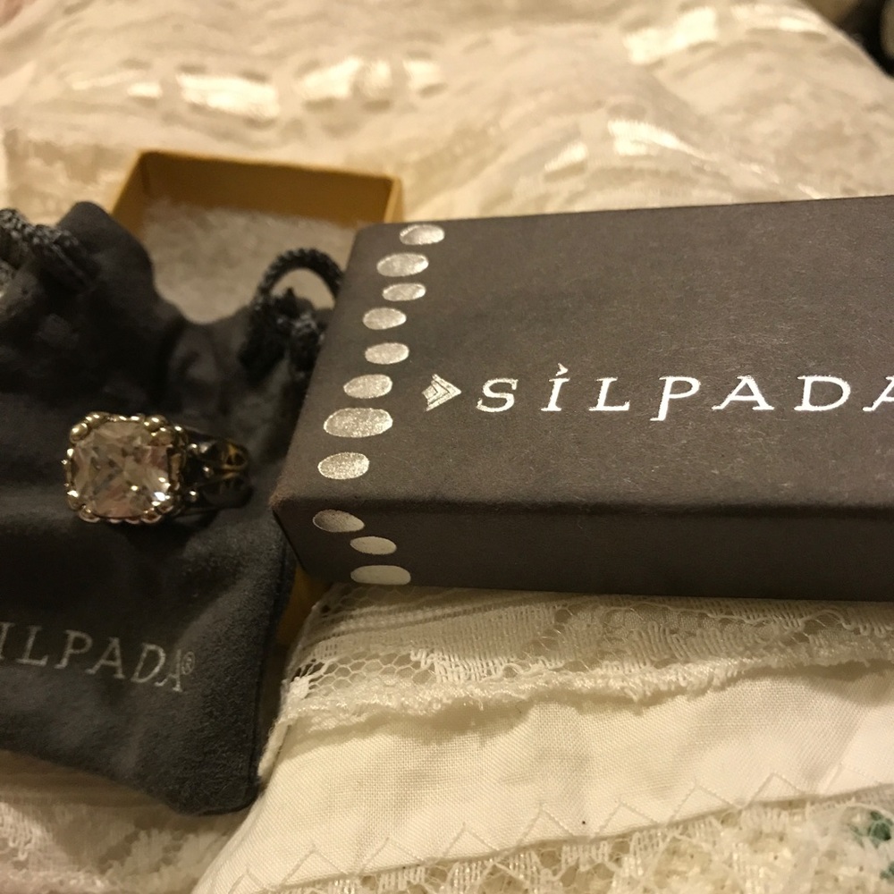 Silpada Blissful Solid Sterling Silver Size 6