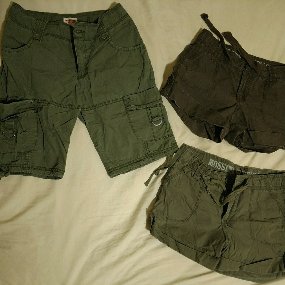 Missimo Cargo shorts and Capri bundle