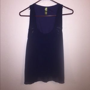 Navy blue tank top