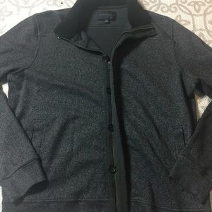 Banana Republic zip up sweater XL Men's gray