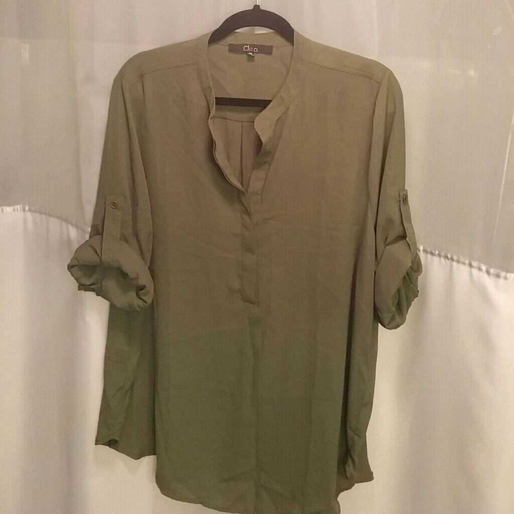 Olive blouse