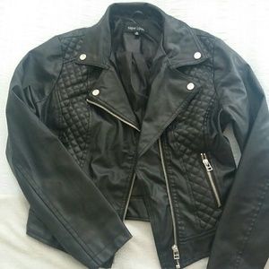 Faux Leather Jacket