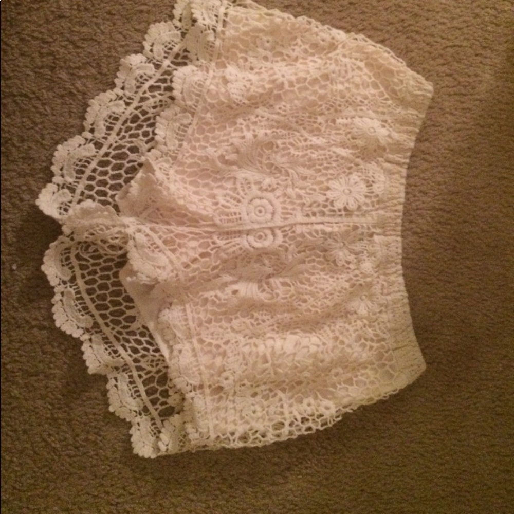 Lace shorts!