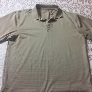 PGA tour polo Men's tan