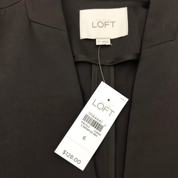 NWT Ann Taylor LOFT Dark Brown Blazer - Picture 4 of 7