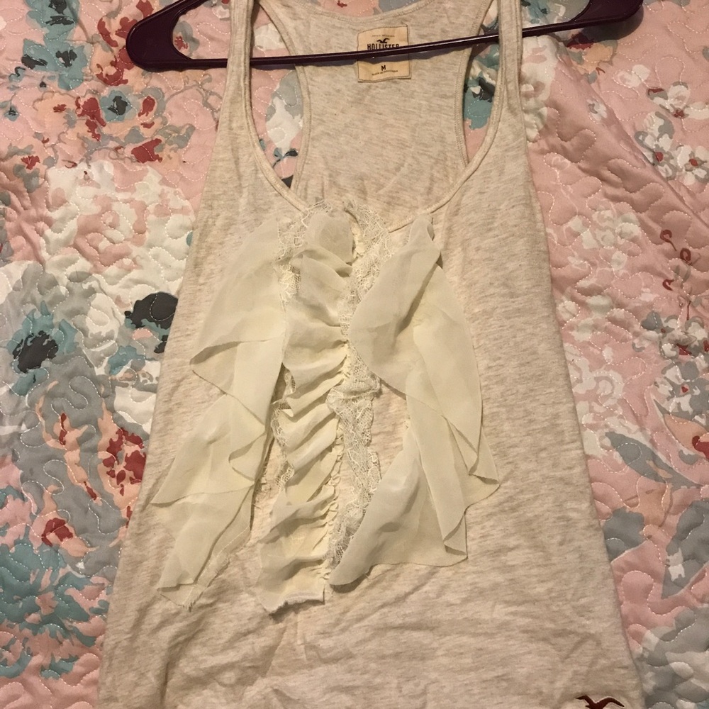 Cream dress tank