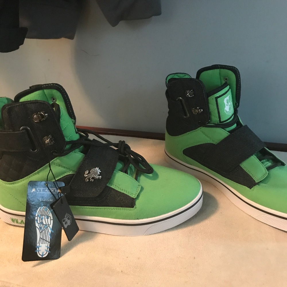 Vlado Shoes BRAND NEW neon green