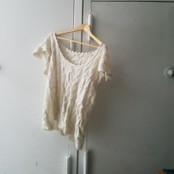 sweater white knit - Picture 1 of 2