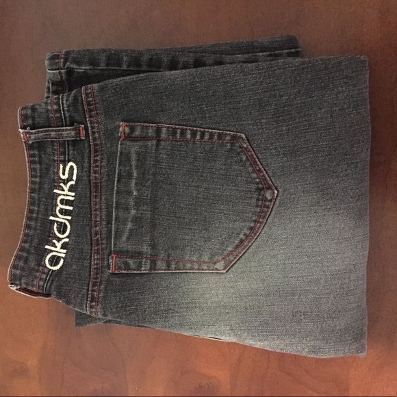 Akademiks jeans darkwash charcoal size 28 - Picture 1 of 6