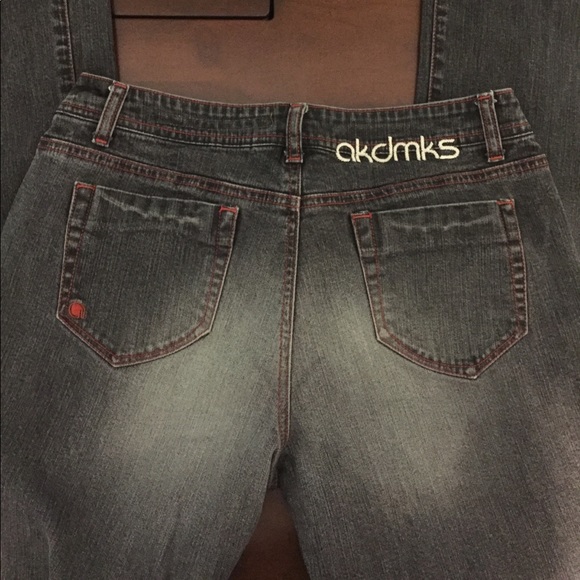 Akademiks jeans darkwash charcoal size 28 - Picture 2 of 6
