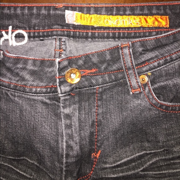 Akademiks jeans darkwash charcoal size 28 - Picture 4 of 6