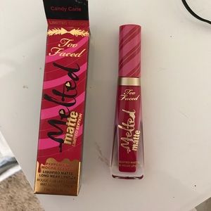 TOO FACED melted matte lipstick "candy cane"