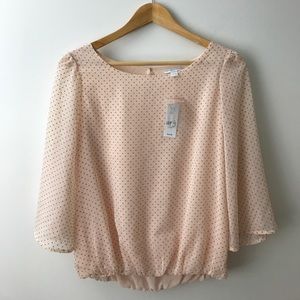 [$6] 🖤 NY&C Dotted Blouse