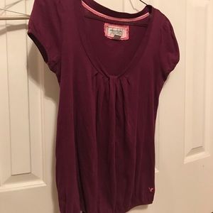 Purple American eagle shirt