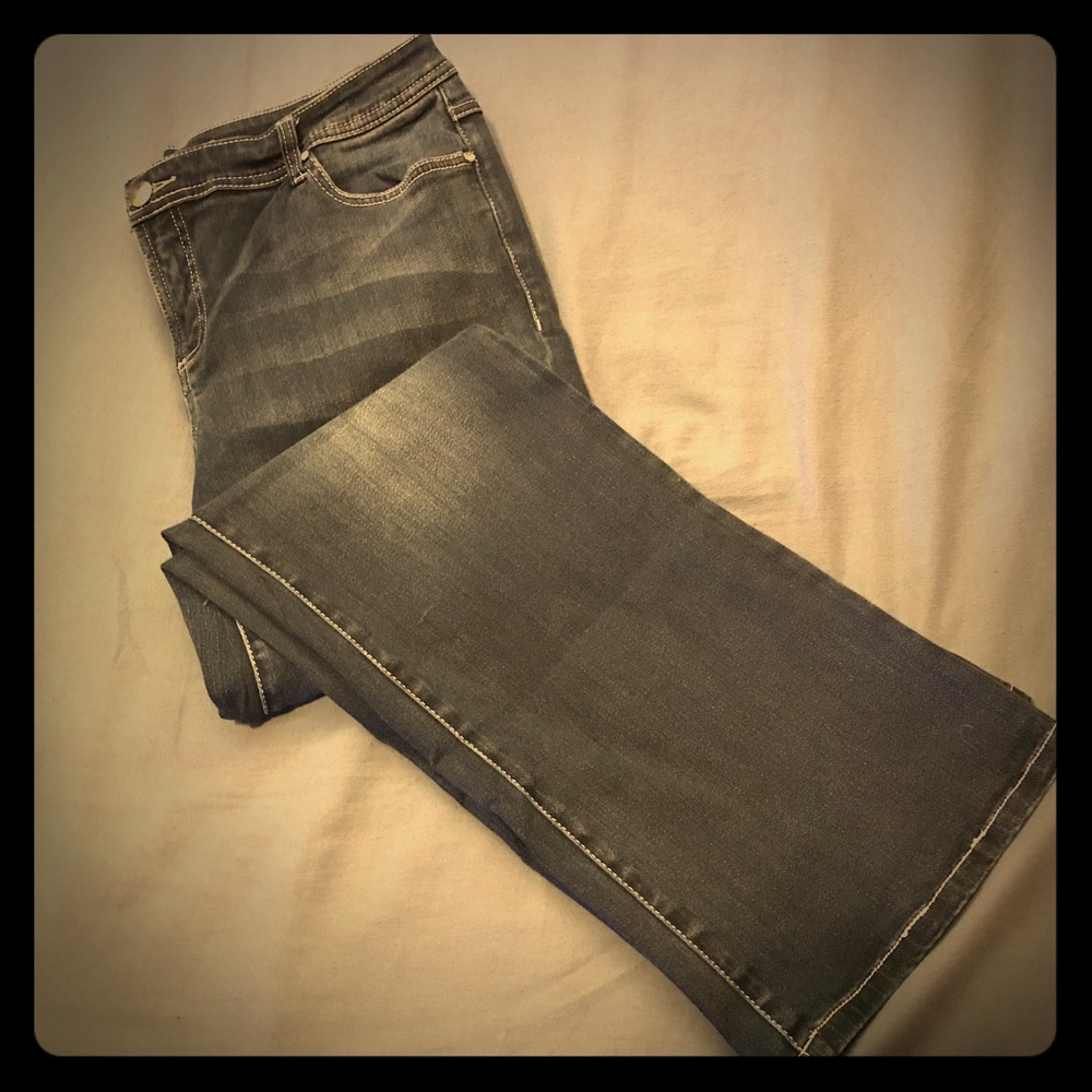 Inc bootleg slim tech fit jeans