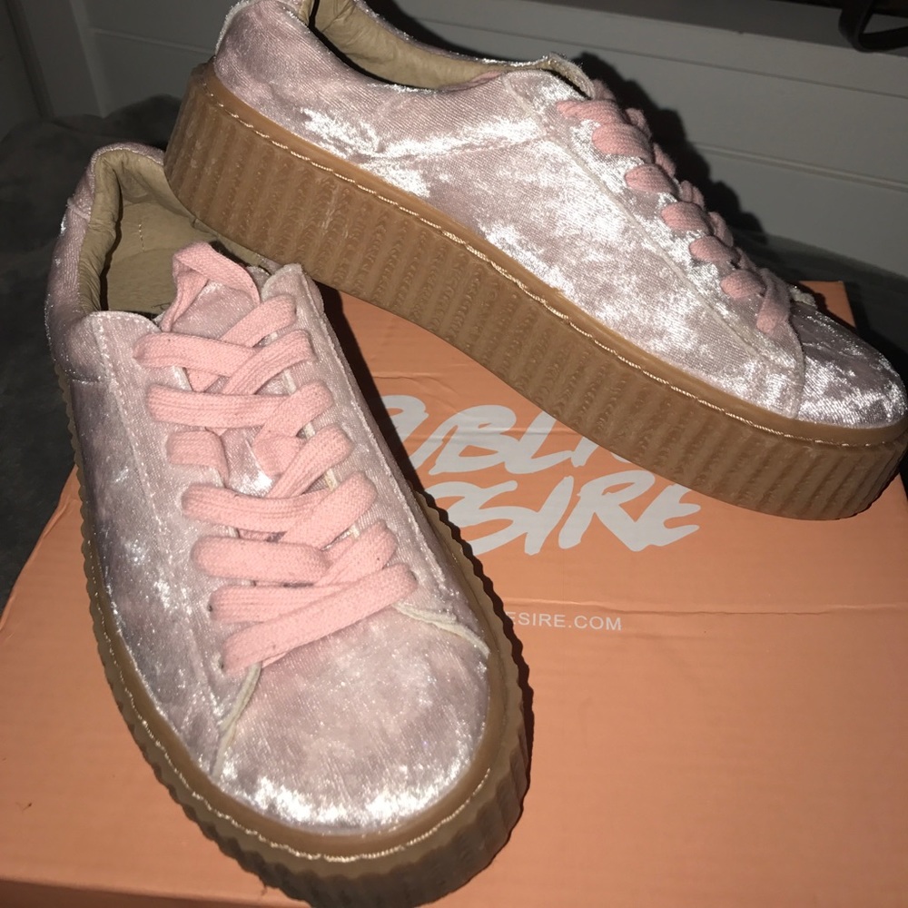 Suede sneakers