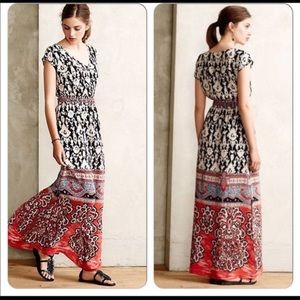 NWOT Anthropologie Chennai Maxi dress size 4