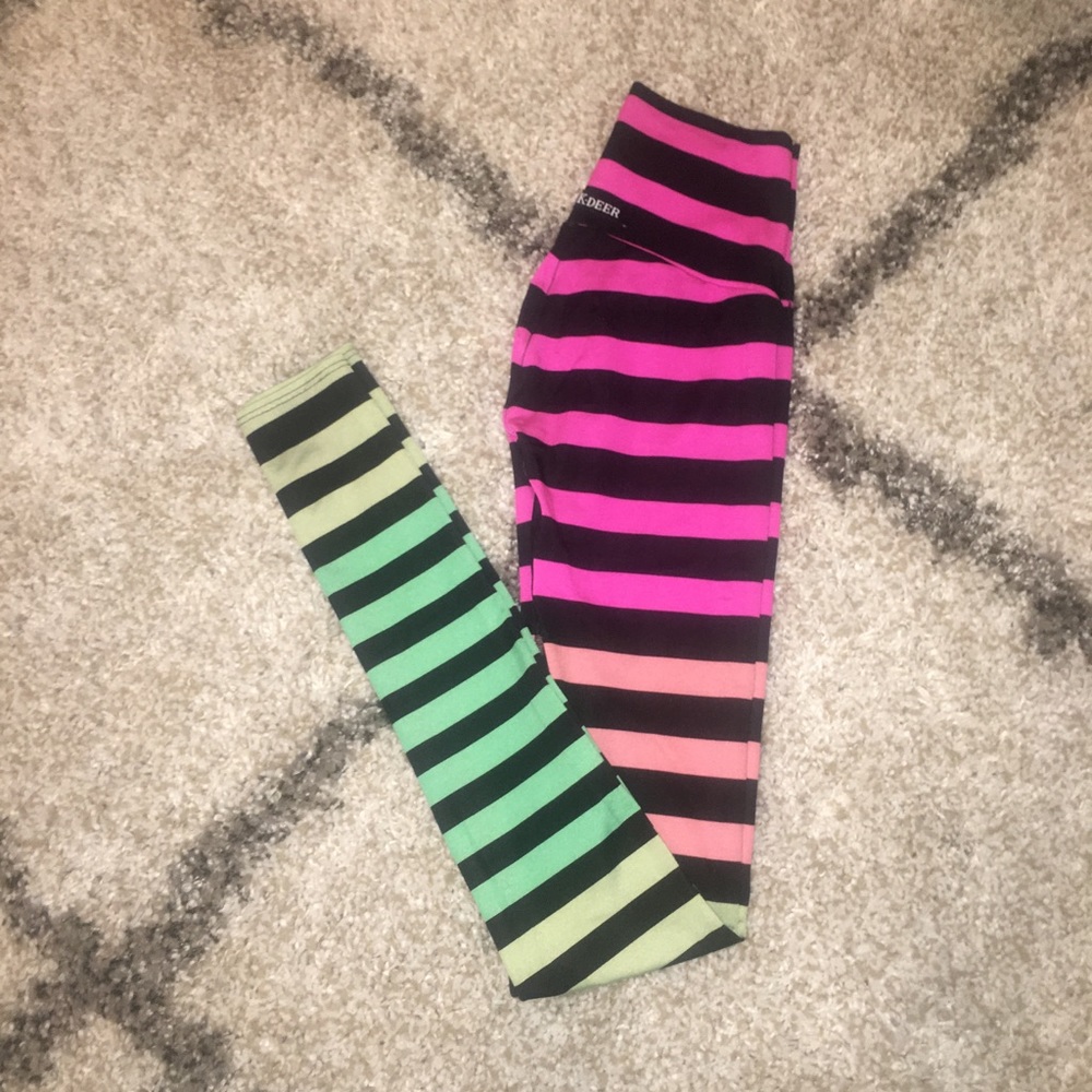 K-deer Yoga Pants Josephine Stripe