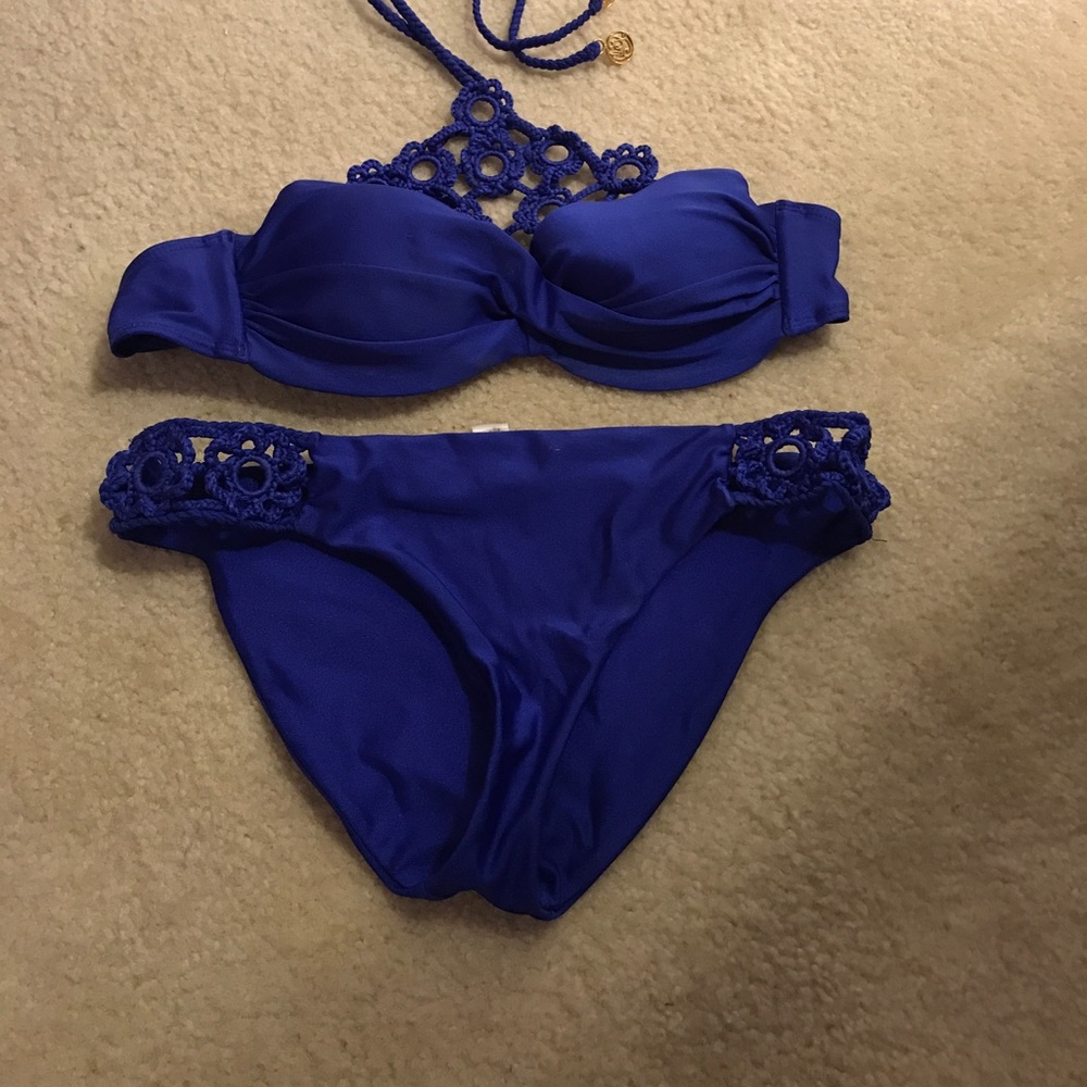 Luli Fama Royal Blue two piece