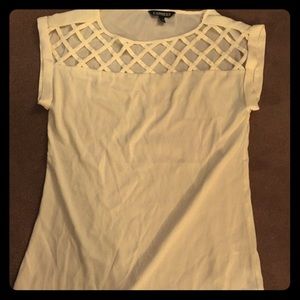 Express Lattice Cut Top