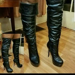 Over the knee boots