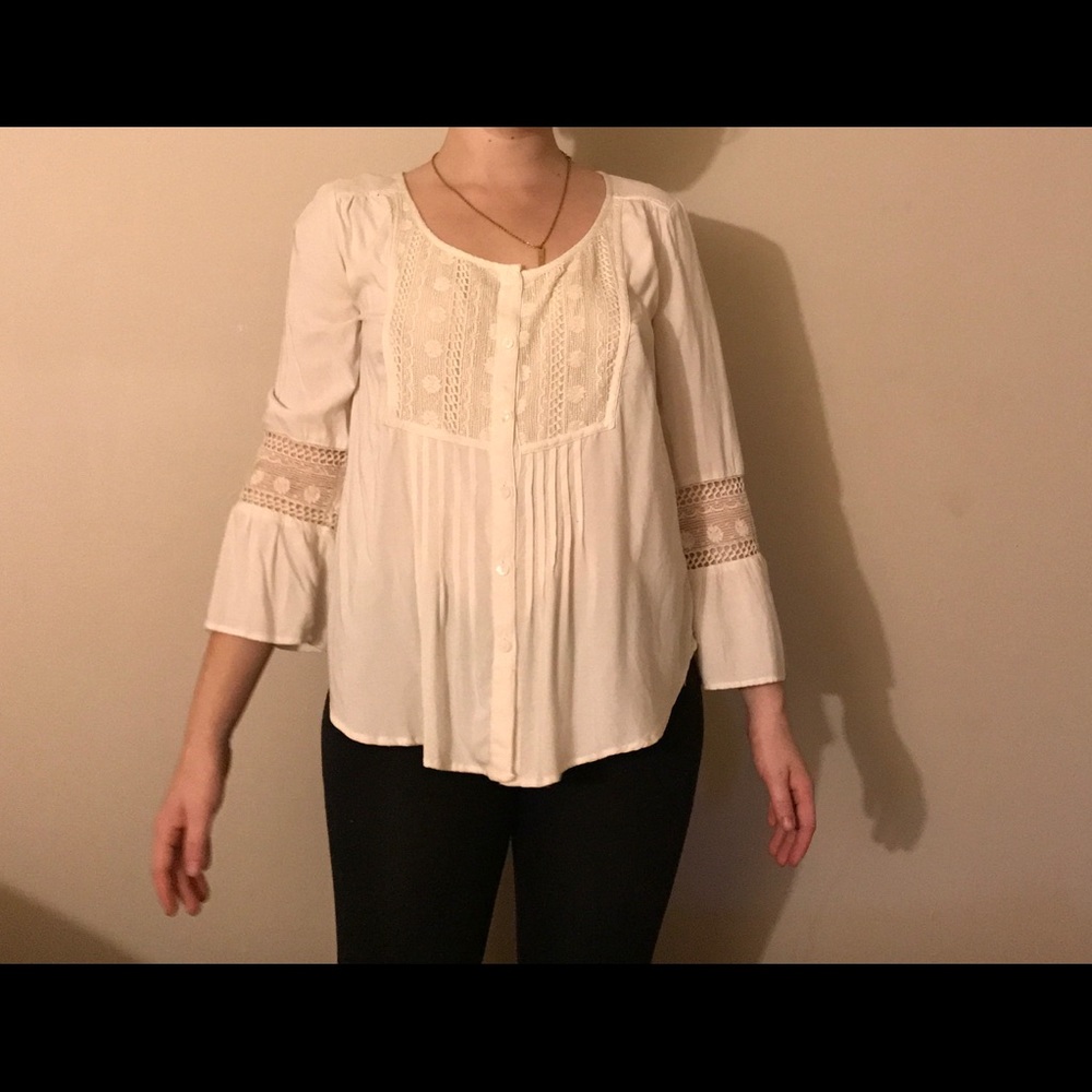 Ivory blouse for American Eagle