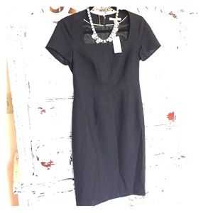 NWT Ann Taylor Black Sheath Dress