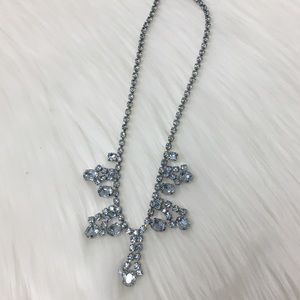 Vintage Blue Drop Necklace