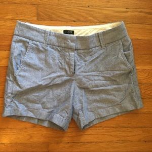 J Crew 5" oxford chino shorts