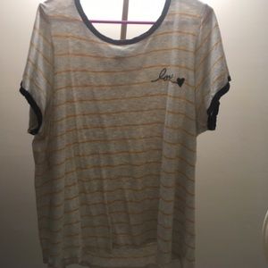 Torrid stripped t shirt