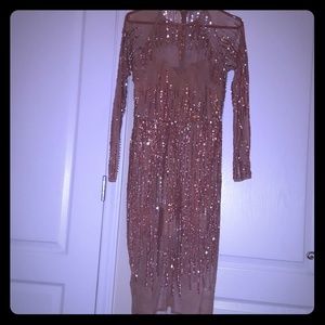 Long beaded dress